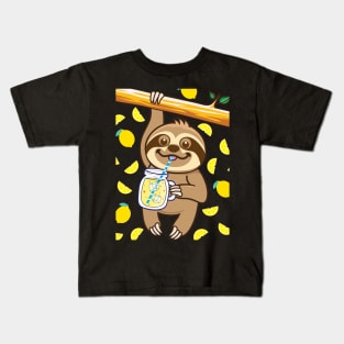 Sloth Lemonade Kids T-Shirt